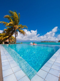 swimming pool villa infinity mauritius